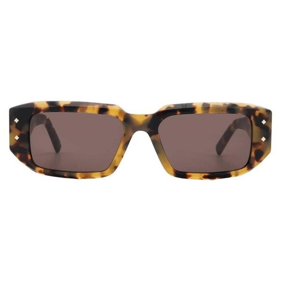 MCM Brown Rectangular Unisex Sunglasses MW0013 53E 53 MW0013 53E 53 - Picture 1 of 5